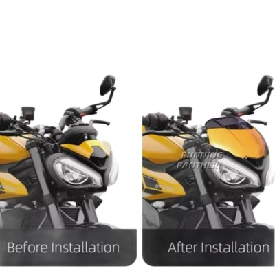 Motorcycle front windshield: Street Triple 765Rs