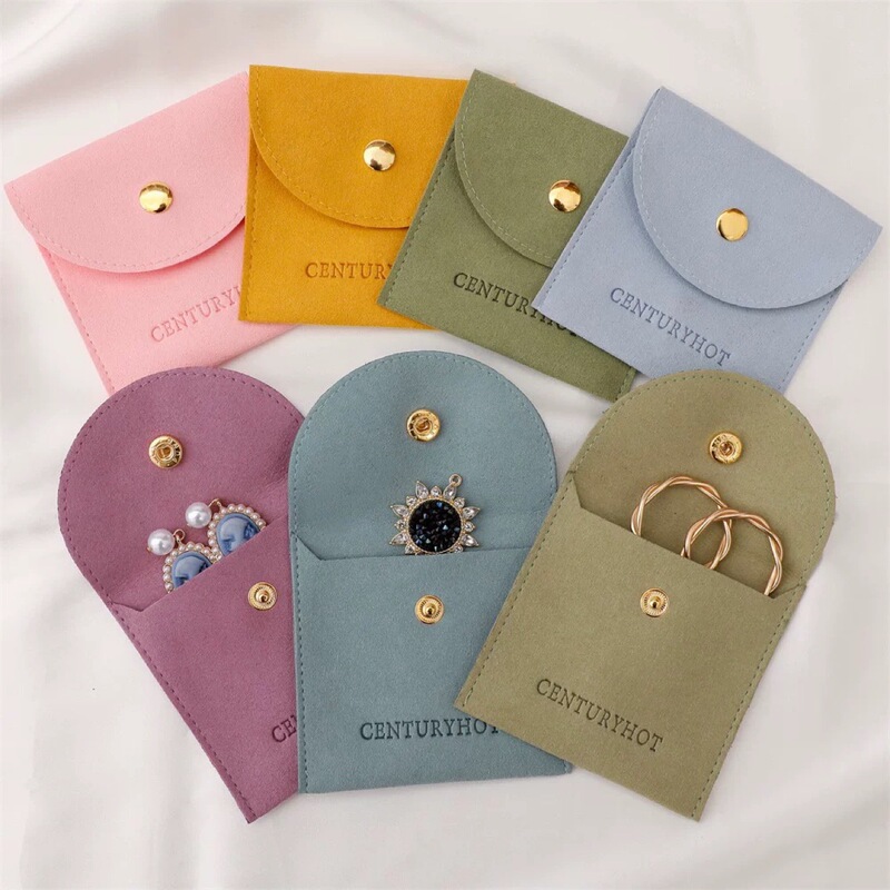 High-End Flip-Top Genuine Microfiber Velvet Snap Bag Jewelry Storage Bag Earrings Necklace Ring Exquisite Summary Bag High-End Flip-Top Genuine Microfiber Velvet Snap Bag Jewelry Storage Bag Earrings Necklace Ring Exquisite Summary Bag