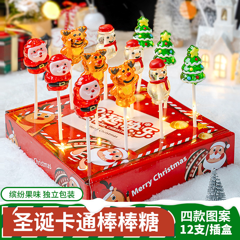 4D 크리스마스 막대사탕 [15g*12개입]