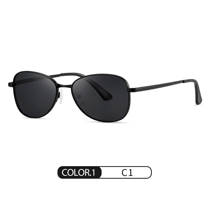 Spot wholesale gafas de sol de metal S15110 nuevos hombres gafas de sol de venta caliente transfronterizas gafas de sol polarizadas al aire libre