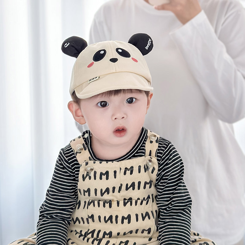 Sombrero para bebés primavera y otoño delgado para niños adorables gorra de lengua de pato adorable gorra solar transpirable para bebés