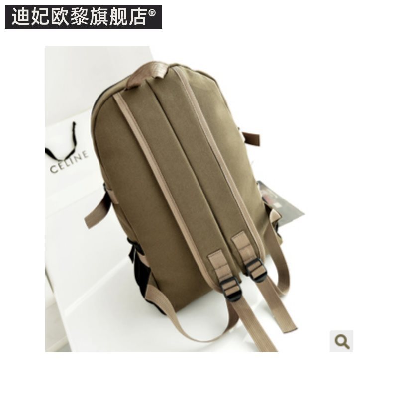 [Canvas resistente al desgaste] mochila de gran capacidad mochila de viaje de moda mochila universitaria para hombres y mujeres