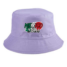 03跨境一件代发2026足球球迷助威印花遮阳太阳帽男女渔夫帽