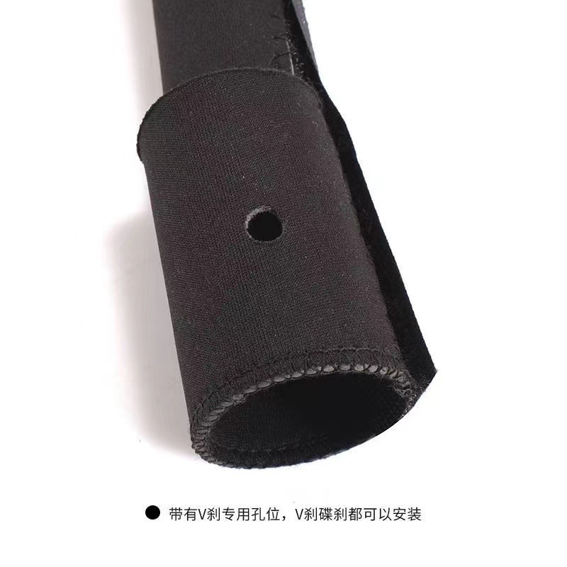 cubierta de protección de la horquilla delantera de bicicleta accesorios de equipo de bicicleta de montaña cadena de protección de polvo pegada cubierta de amortiguador de la horquilla delantera