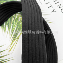 2.5cm纯尼龙高弹丝坑纹带 月牙包肩带 箱包鞋材加厚织带现货批发