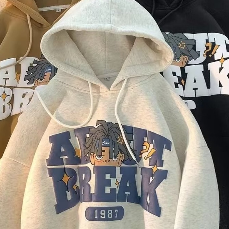 Suéter con capucha para hombre Otoño e Invierno 2022 nueva marca de moda ins ropa de otoño suelta niños Otoño e Invierno Abrigo con capucha moda