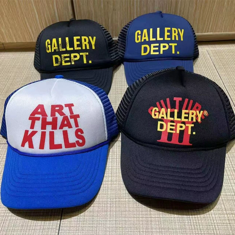 Трансграничный американский модный бренд GALLERY DEPT бейсболка с буквами уличная подходящая по цвету шляпа от солнца фуражка Мужская и женская мода