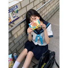 【小南】JKセーラー服オリジナル正規版基礎モデル制服学院風クラス制服セット日系セーラー服