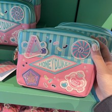 日本USJ环球影城乐园哈利波特化妆包粉色少女心手拿收纳包小礼物