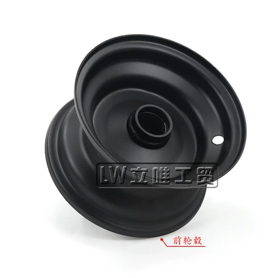 Go-Kart Beach Buggy Four-Wheeler 6inch Front and Rear Iron Wheel Hubs and Rims Matched with Tires 4.10-6 13X5.00-6 (Hub) - front-wheel-hub-1-piece