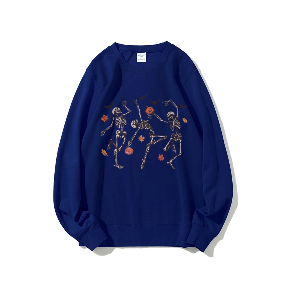 Comfort Colors Dancing Skeleton Casual Crewneck Sweatshirt