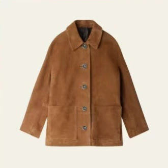 Новый ретро куртка куртка трансграничный европейский и американский коричневый с длинными рукавами однобортный дикий осенний и зимний темперамент