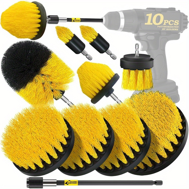 드릴 브러시 10개 세트