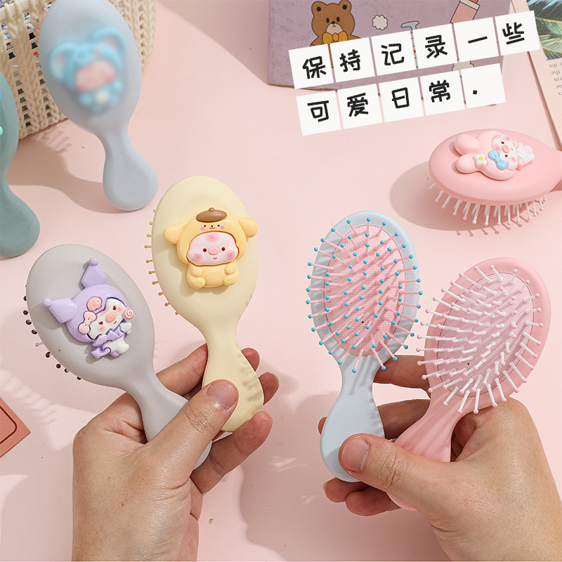 Korean version of air cushion combs cute cartoon piglets combing…