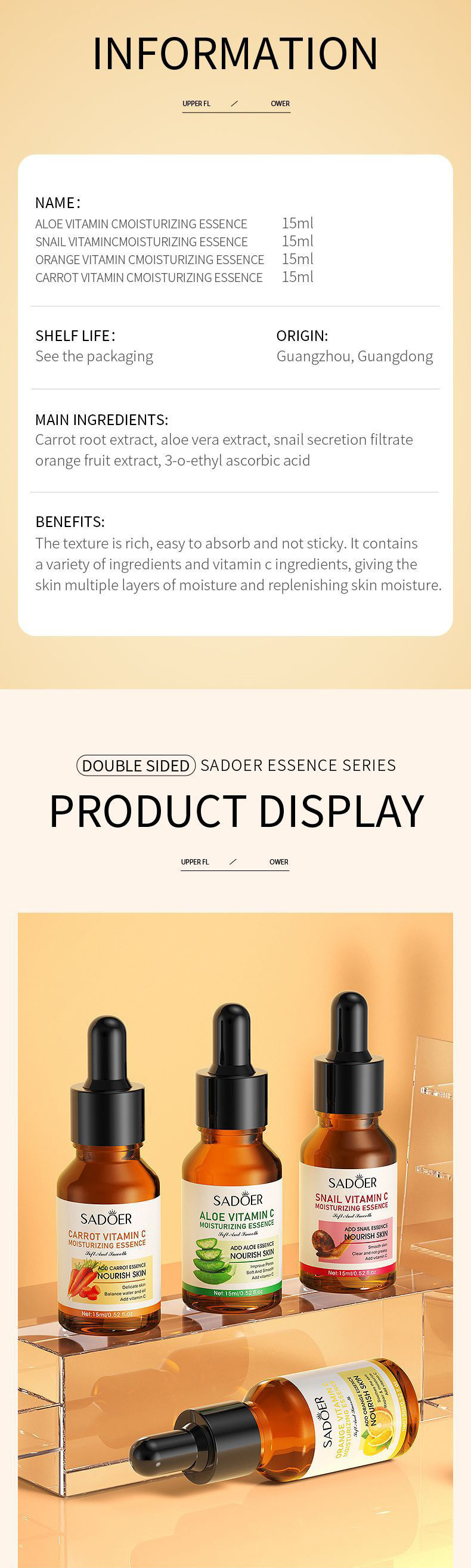 SADOER Vitamin C Essence - Carrot