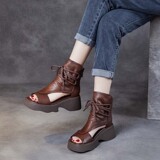 以一 Летние сапоги для отдыха на платформе, универсальная спортивная обувь, сандалии