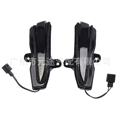 Suitable for Mazda Cx3 Cx4 Cx5 Car Modified Led Reversing Rearview Mirror Light Dynamic Flowing Water Turn Signal (Dönmə işıqları) - l-ma-01-blackened-model-monochrome-yellow-light