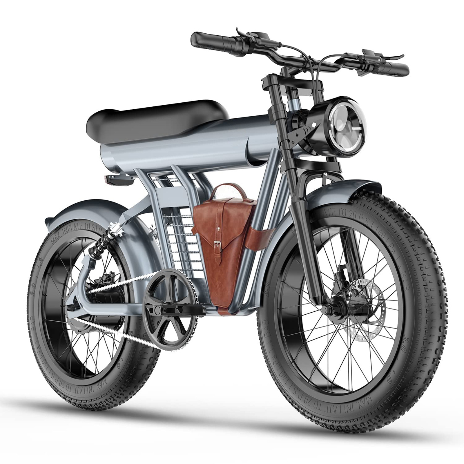 Электровелосипед ретро Fast Man SR21 ржавый