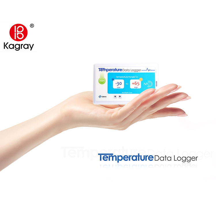 快递车海鲜运输温度实时检测 保鲜产品品质监控有源温度标签RFID