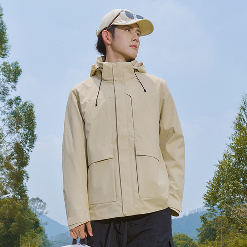  new down jacket for men and women, three-in-one outdoor warm autumn and winter cold-proof clothing for couples