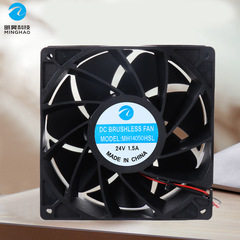 Cooling fan 14050 14cm DC fan 24V 1.5A high-speed variable frequency cooler fan