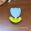 Blue tulip saucers (full box: 300 pieces/box)