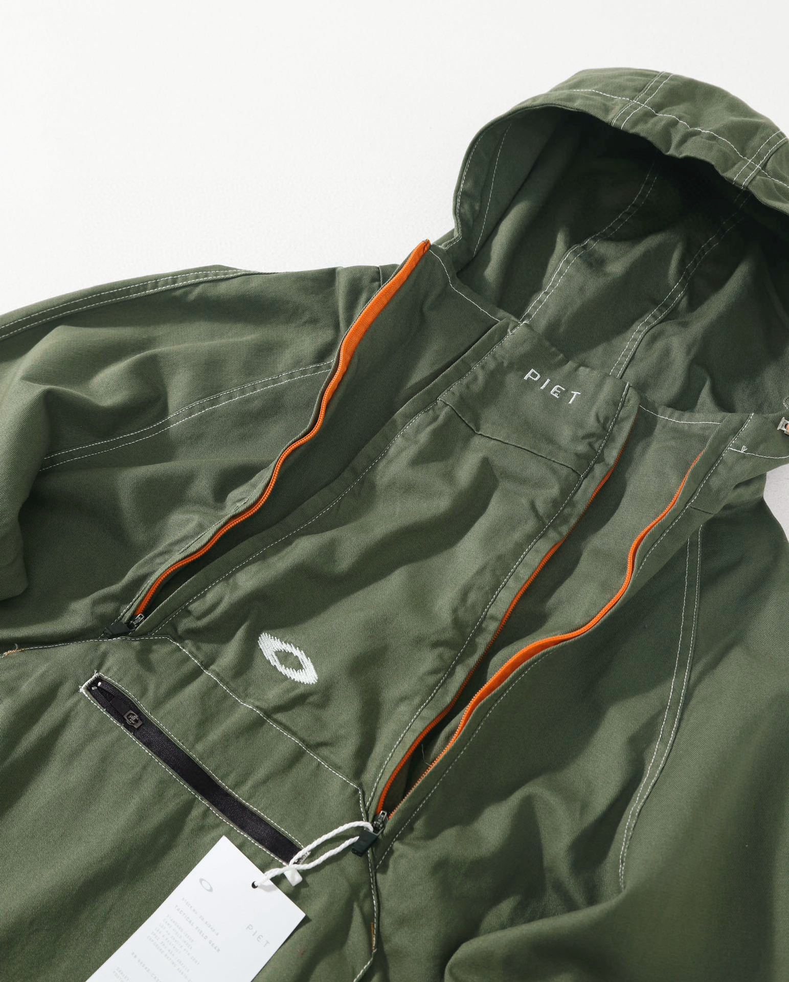 Functional Distressed Pullover Hooded Jacket For Men And Women_voghion.com