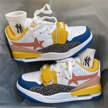 气垫星星运动鞋女款2024新款秋冬ins潮鞋子男厚底百搭板鞋休闲