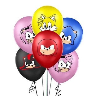 Cross-border Hedgehog Sonic Theme Decorative Latex Balloon Birthday Party Scene Layout