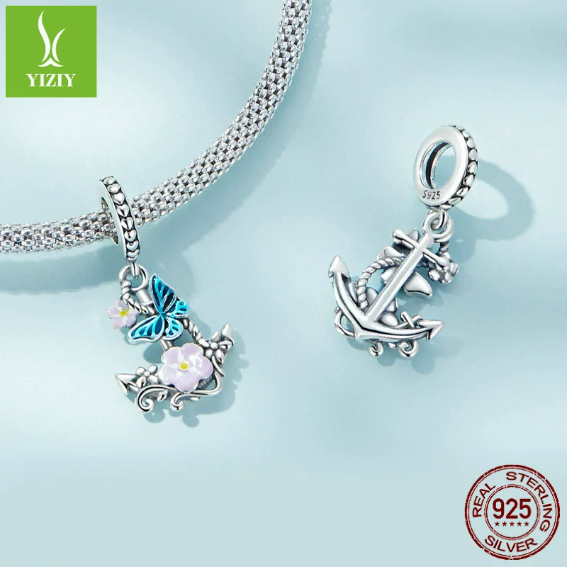 Истинный дизайн подвески, бусины, аксессуары, цветочный, S925, образец серебра 925