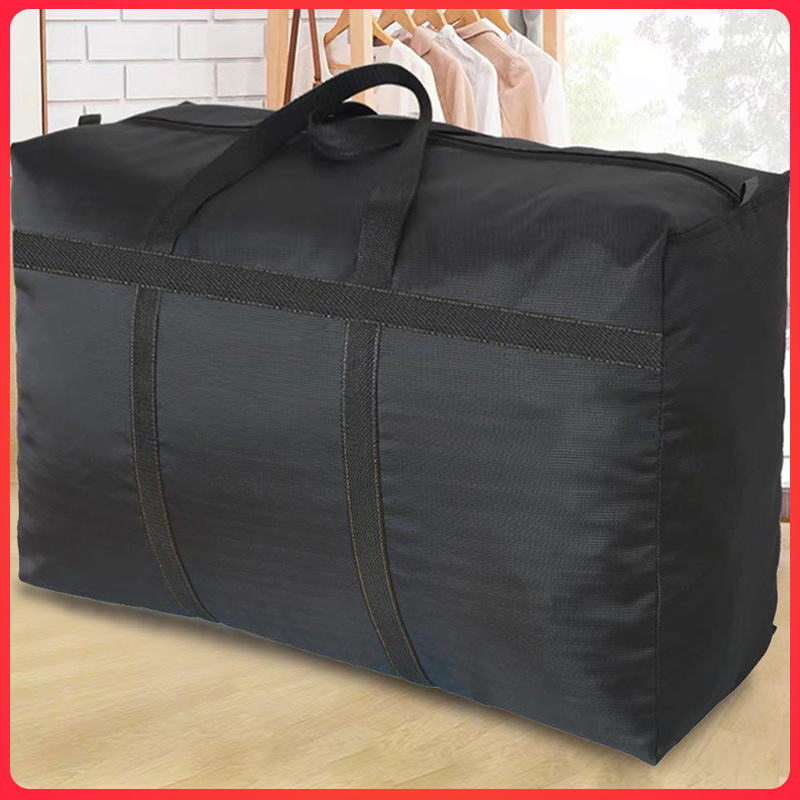 Factory wholesale moving bag strong wear-resistant quilt storage bag woven bag Oxford cloth oversized luggage bag