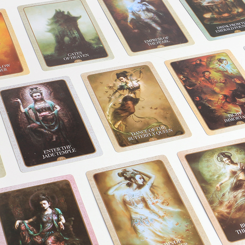 Guanyin Oracle Tarot Cards Spiritual Divination Deck_voghion.com