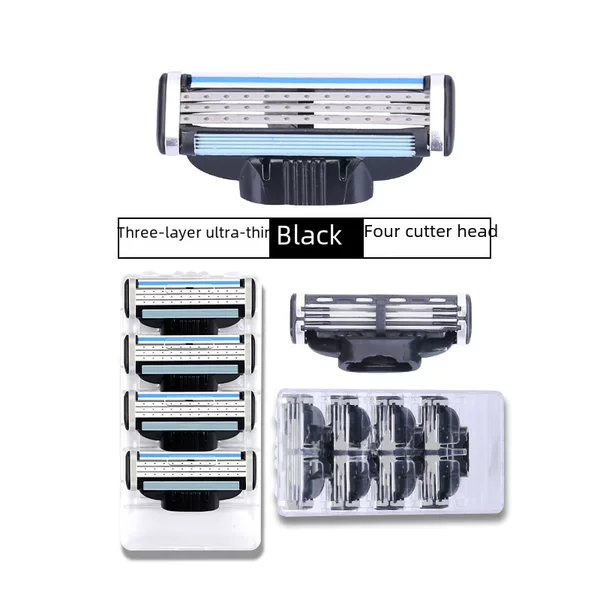 Three-Layer Manual Razor Blade, Manual Razor, Three-Layer Knife Holder, Universal Head Razor Manual