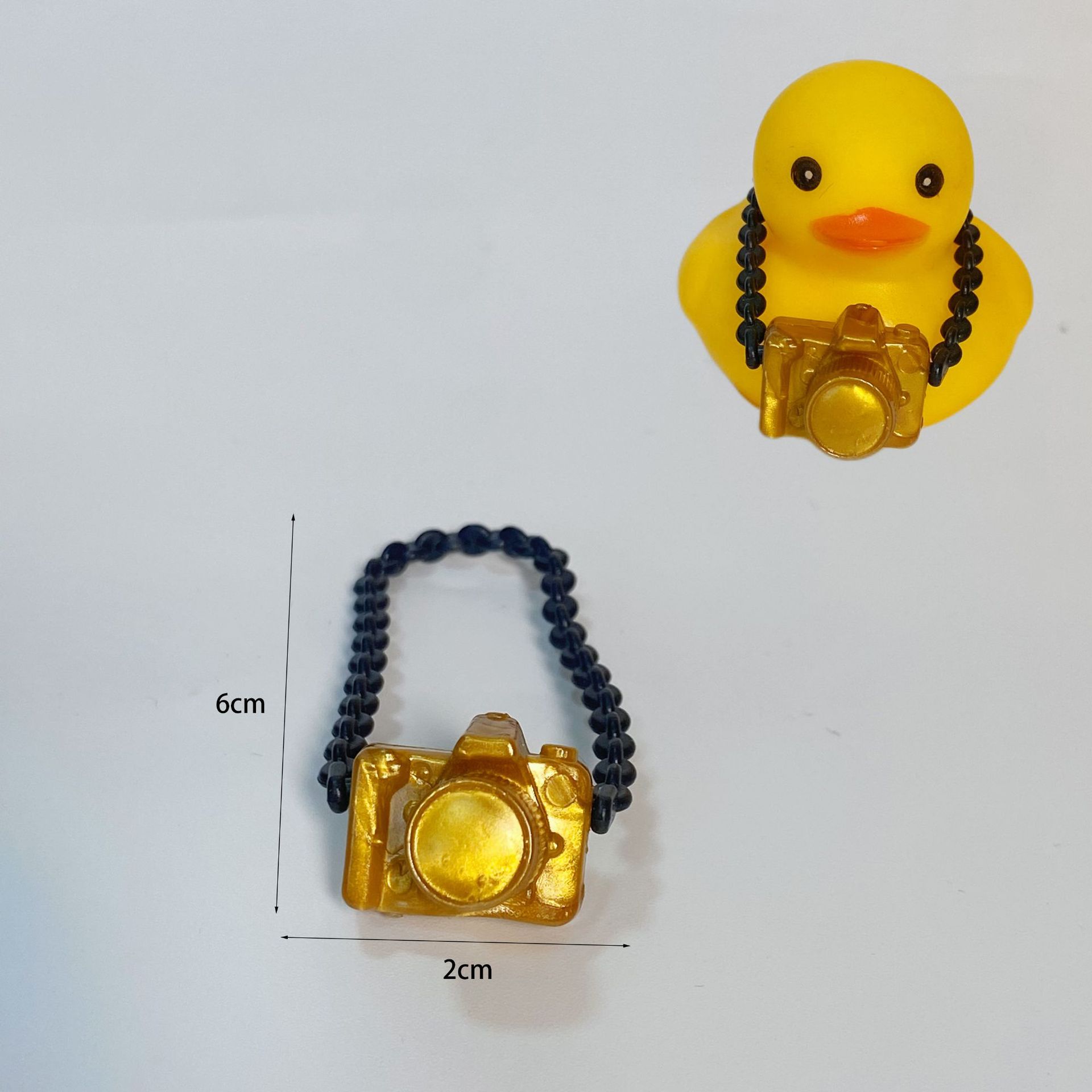 国境を越えた水小黄鴨部品アクセサリー8号アヒル帽子マフラー飾り手打レモンミルクティープレゼント