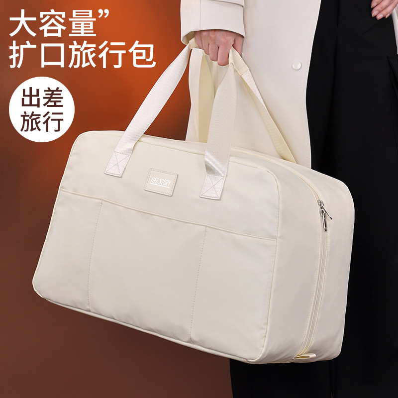 Nuevo producto transfronterizo, bolsa de viaje de expansión de gran capacidad de sensación de alta calidad, bolsa de gimnasio de yoga, bolsa de ejercicio, bolsa de equipaje de viaje de corta distancia image 1