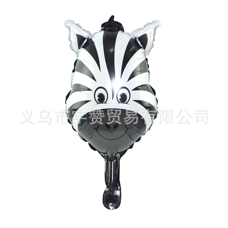 Mini bola de dibujos animados animal calle venta código de exploración pequeño regalo bola de ola bola interior bola de aluminio globo de película globo de empuje