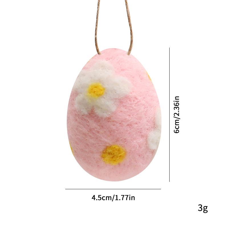 Explosiones transfronterizas huevos de Pascua muñecas de Pascua muñecas de conejo de Pascua colgar adornos al por mayor