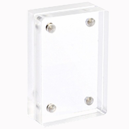 Mini Mahjong Tile Blocks Small Ice Block Children's Handmade Diary DIY Acrylic Magnetic Go-Ka Tile Frame Blocks Wholesale