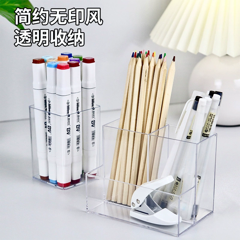Storage Box Acrylic Desktop Clear Desktopstorage Box from Yomiego