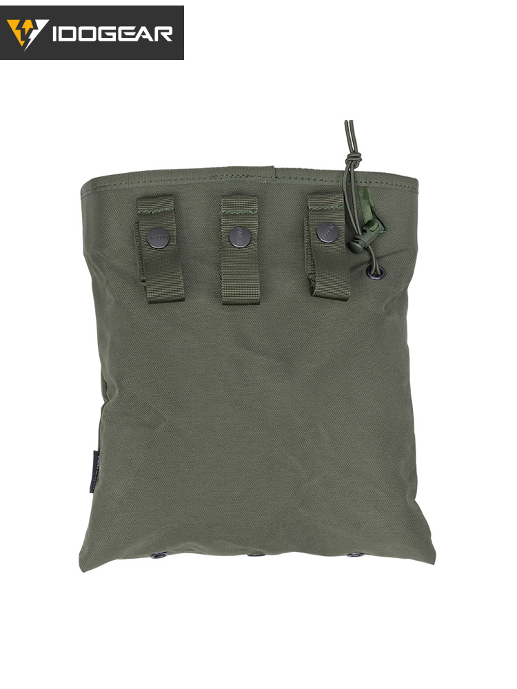 IDOGEAR pequeño clip de escorpión de acero bolsa de reciclaje ventiladores militares bolsa de almacenamiento táctico sello de cintura bolsa de accesorios al aire libre CS bolsa de artículos diversos