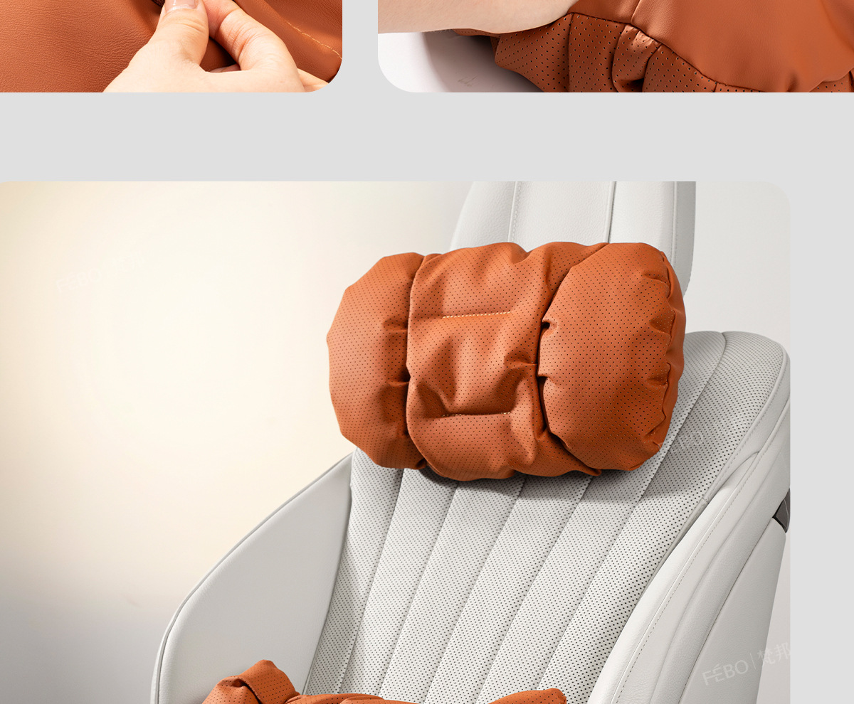 Cross-Border Tk Amazon Car Headrest Lumbar Support Neck Pillow Car Cushion Neck Pillow Cushion Car Seat Lumbar Support Gadget