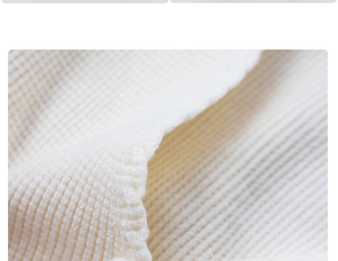 【 Cashmere Family 】 V-neck wool cardigan jacket, women's loose plus size knitted outer sweater, short style for autumn_voghion.com
