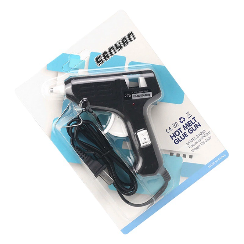Производители прямого управления для детей анти-ожогов ручной работы Makaron цвет бытовой термоплавкий клеевой пистолет 7 мм клеевой пистолет