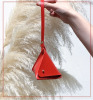 Red festive leather candy bag wedding bridesmaid hi sugar bag PU group ceremony can be customized