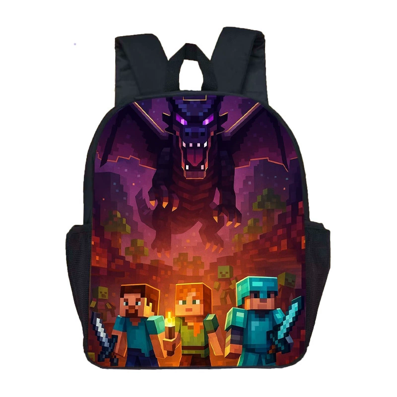 Новый школьный рюкзак Minecraft с принтом, ранняя школьная сумка, единый оснащенный набор, оптовая продажа