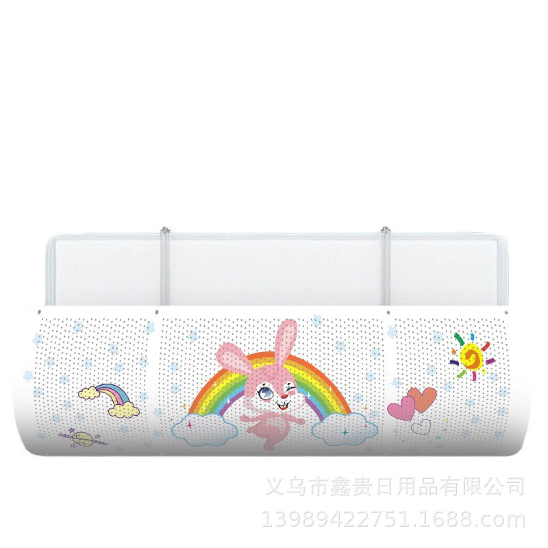 Air-conditioning windshield to prevent direct blowing, installation-free, adjustable, fully-blocking air-conditioning curtain for infants, pregnant women and pregnant women