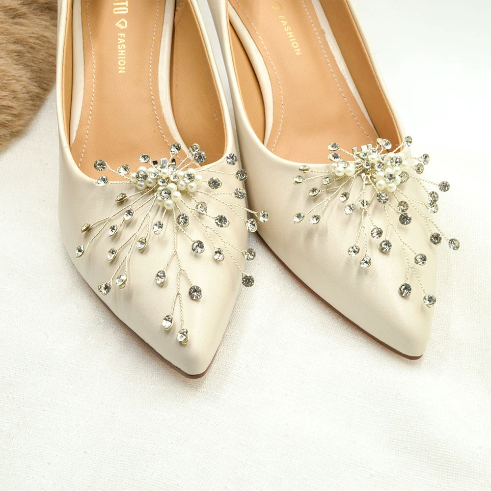 Трансграничные металлические аксессуары для обуви на высоком каблуке спереди цветок съемная пряжка для обуви свадебная обувь цветочный орнамент для аксессуаров рабочей обуви