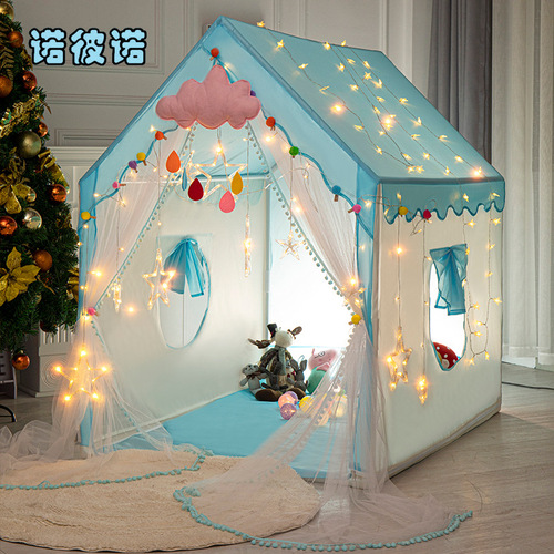Bestselling Children's Little House Tent Game House Reinforced Metal Frame Indoor Boy Girl Princess Toy Castle