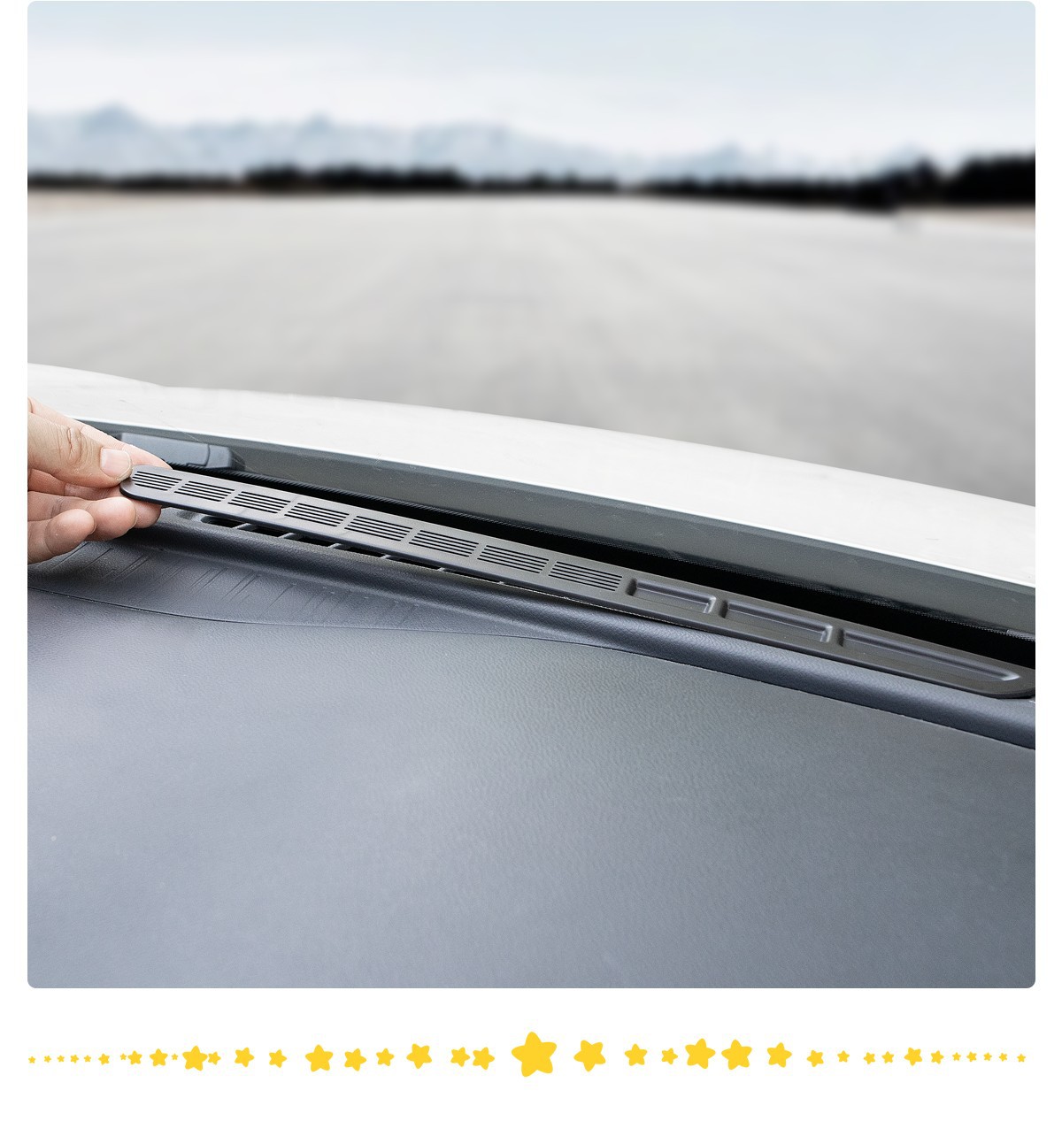 Suitable for Geely Xingyue Dashboard Air Vent Dust Protection Cover, Central Control Protection Sticker, Ex2 Accessory Decoration