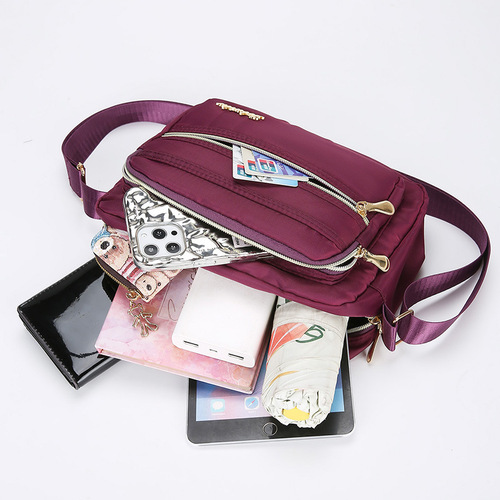 Women's bag wholesale cross-border multi-compartment shoulder bag for shopping and going out large-capacity crossbody bag for business collecting money mom bag
